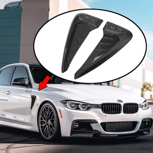 Nouvelle décoration extérieure de voiture autocollants de capot branchies de requin Simulation automatique évents latéraux style accessoires de voiture - Product Image 2