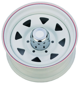 Nouvelle jante de roue de remorque SUV LandCruiser tout-terrain polie en acier à 5/6 trous de 13''/14''/15''/16'' - Product Image 1