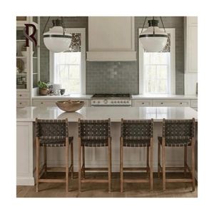 Villa de personnalisation d'armoires de <span class=keywords><strong>cuisine</strong></span> vintage légères américaines montantes personnalisation maison complète <span class=keywords><strong>cuisine</strong></span> ouverte bleu et <span class=keywords><strong>noir</strong></span> - Product Image 2