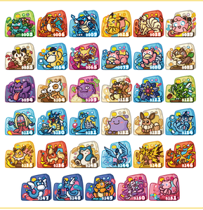 YQ Magnifique aimant de réfrigérateur fantaisie Pokémon, motif Mewtwo, imprimé en 3D, double couche, forme originale, idéal pour les fêtes - Product Image 2