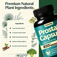 Capsules de soutien de la prostate OEM avec soins à base de plantes naturelles et suppléments de santé sous forme de capsules pour la vitalité masculine