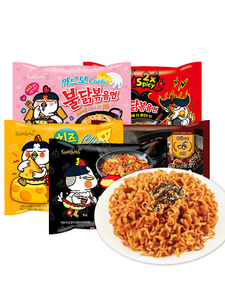 <span class=keywords><strong>Ramen</strong></span> Instantáneo Coreano Burdak con Sabores Exóticos, Picante y con Queso, 140g por Bolsa, Bajo en Grasa, Listo en 3-5 Minutos, Venta al Por Mayor - Product Image 3