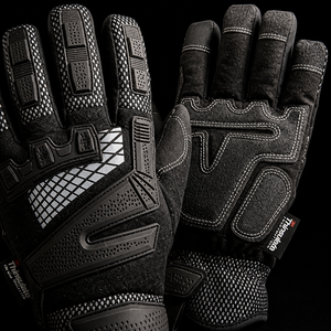 Guantes de Trabajo Térmicos Negros para Mecánicos, con Protección de Dedos TPR, Dorso de Malla Aislante, Palma Sintética Reforzada, Venta al Por Mayor de Fábrica OEM - Product Image 4