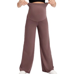 <span class=keywords><strong>Pantaloni</strong></span> Lunghi Casual da Gravidanza 3040 a Vita Alta con Supporto per la Pancia, Eco-Friendly, per Yoga e <span class=keywords><strong>Maternità</strong></span> - Product Image 3