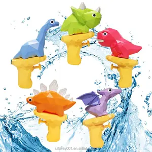 Pistol air plastik Mini untuk anak-anak mainan musim panas permainan bermain air luar ruangan
