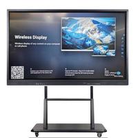 65 75 86 98 105 Inch Interactive Touch Monitor IR Smart Display Serial Aluminum Alloy Frame for Teaching/Training/Conference