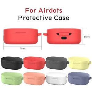เคสซิลิโคนสำหรับ <span class=keywords><strong>Redmi</strong></span> <span class=keywords><strong>Airdots</strong></span>,ฝาครอบ Fundas Para สุดหรูพร้อมพวงกุญแจ - Product Image 4