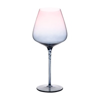 Nouvel ensemble de verres à vin en cristal Xinglan à tige torsadée, style domestique, avec un design rétro de luxe léger, pour flûtes