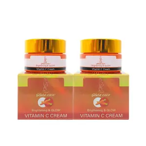 Natural Organic Gluta CoCo GLUTATHIO + CARROT Brightening Lightening & GLOW VITAMIN C Face Cream Clarify Skin