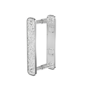 Yimijia Wall Mounted <b>Clothes</b> <b>Rack</b> Transparent Gray Telescopic Space Saving Bathroom Storage Organizer Rectangle Shape - Product Image 5
