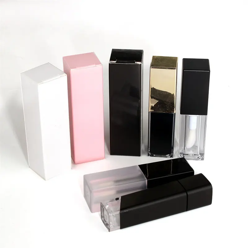 Kotak peralatan Lip Gloss kustom kemasan tas kemasan kustom untuk Lip Gloss kemasan Lip Gloss 5Ml