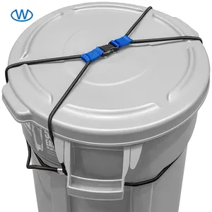 Outside Mobile Embedded External Universal Outdoor Trash Can Safety Lid Locked Trash Can Lock