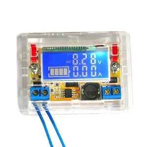 DC-DC adjustable step-down voltage stabilized power supply module with LCD display voltmeter and ammeter dual display