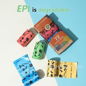 Bolsas para excrementos ecológicas, 18 rollos, biodegradables, bloquean el olor, para la eliminación de desechos de perros y gatos - Product Image 3
