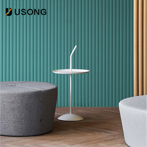 Panneau acoustique Romelody 100% PET, fabrication directe usine, moulage ondulé, 2400x1200mm, 48 couleurs, surface perforée, design graphique - Product Image 2