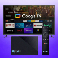 Nouvelle Box TV Android IPTV Ultra TV Pro 2026 4K 1 Go RAM 8 Go ROM 2 Go 16 Go WiFi 2.4G Amlogic S905W Android 12.0 Smart Set-Top Box