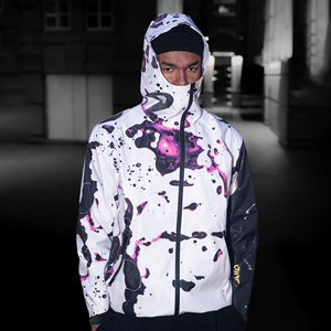 Veste à capuche intégrale Techwear personnalisée pour homme, style streetwear, avec imprimé éclaboussures de peinture, coupe-vent Ninja, manteau <span class=keywords><strong>Cyberpunk</strong></span> - Product Image 2