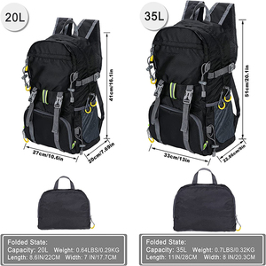 Mochila de Senderismo Ligera de 35L, Resistente al Agua, para Viajes, Deportiva y Moderna, en Oferta - Product Image 3
