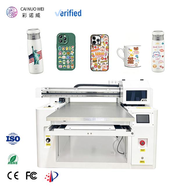 6090 UV Inkjet Flatbed Printer Large Format Printer for Acrylic PVC Metal Glass Shoes Wooden Board UV Printing Machine