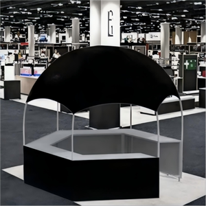Stand d'exposition pour salon professionnel, stand extérieur hexagonal en fer avec comptoir, <span class=keywords><strong>tente</strong></span> promotionnelle publicitaire en forme <span class=keywords><strong>de</strong></span> dôme - Product Image 4