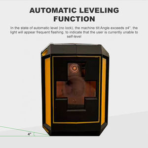 Livella <span class=keywords><strong>Laser</strong></span> Wireless Mini <span class=keywords><strong>a</strong></span> 2 Linee 4v1h1d 520nm per Edilizia Ecologica, Fornitura di Fabbrica - Product Image 4