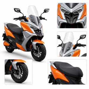 Motocicleta Deportiva con Batería de Litio, Alta Velocidad, 1200W, 72V, 75km de Autonomía para Desplazamientos Urbanos, Certificación EEC, COC, CE - Product Image 6