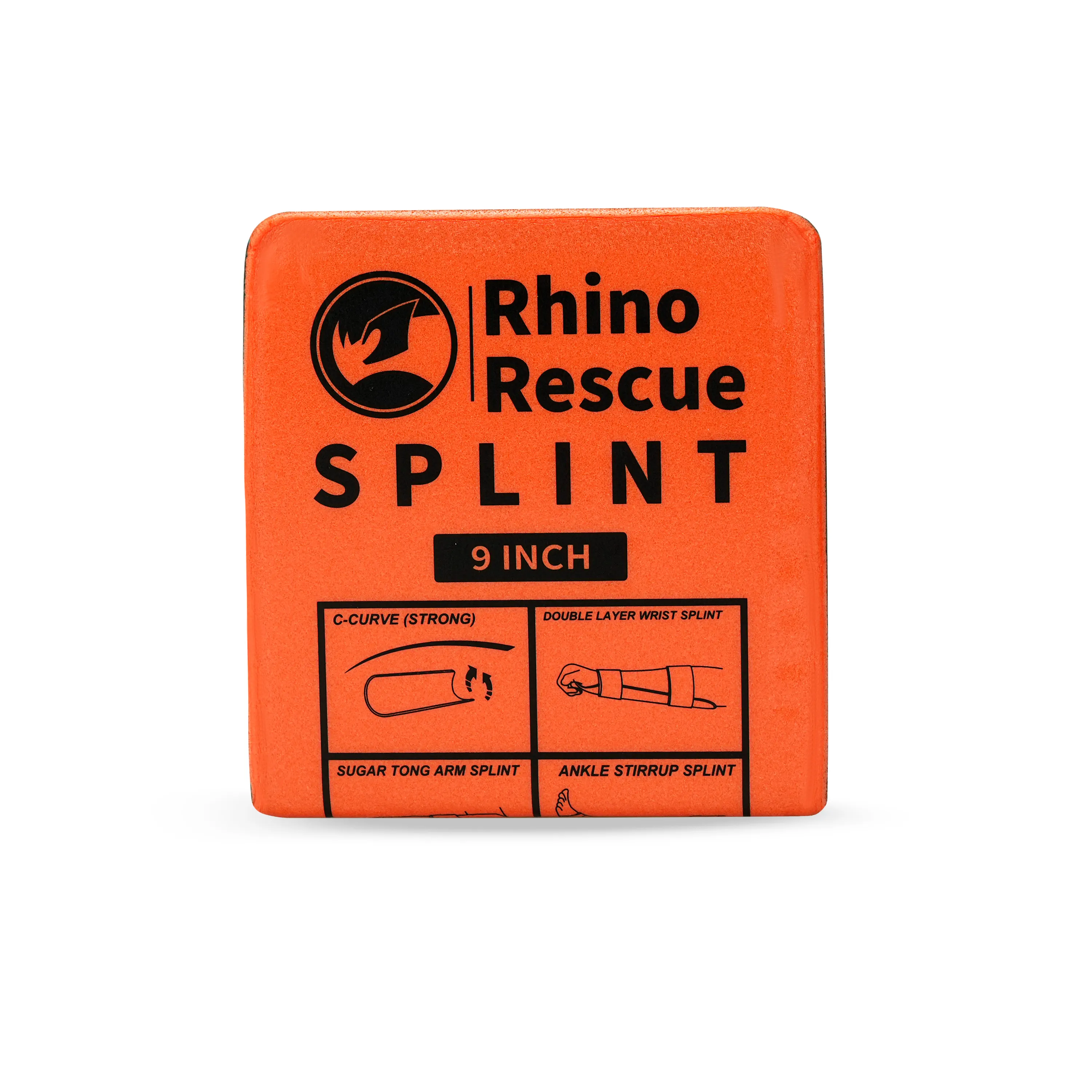 Rhino Rescue 9 Zoll Erste Hilfe medizinische Aluminiums chiene flexible Bruch rollens chiene