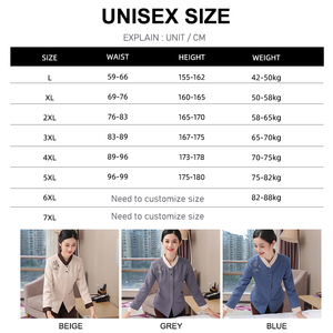 Vêtements <span class=keywords><strong>de</strong></span> <span class=keywords><strong>travail</strong></span> pour femmes à manches longues pour le nettoyage des chambres d'hôtel, les nettoyeurs et la gestion immobilière - Product Image 3
