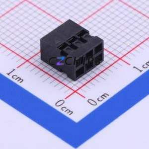 A2005H-2x3P Housing (Wire-to-Board / Wire-to-Wire) P=2mm Connector ( Jack Structure: 2x3P )( Pitch: 2mm )( Number of Rows: 2 ) - Product Image 1