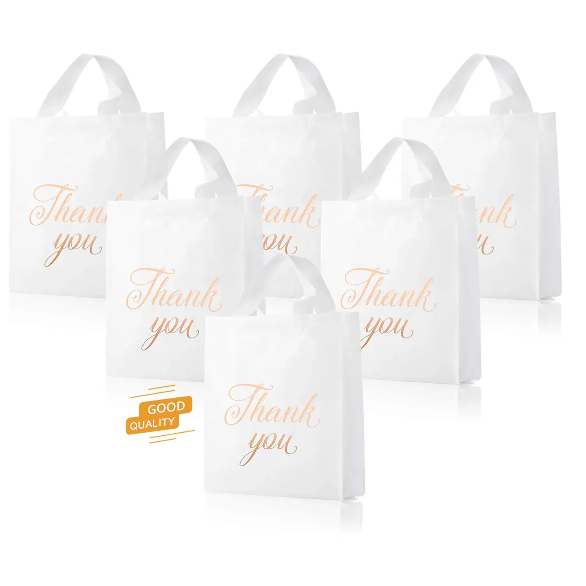 Prezzo all'ingrosso a buon mercato PE imballaggio sacchetto di plastica Shopping Bag con Logo personalizzato per lo Shopping regalo