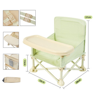 Seggiolone Multifunzione HC23 Pieghevole Rapido e Compatto con Vassoio, Sedia da <span class=keywords><strong>Campeggio</strong></span> per Bambini - Product Image 4