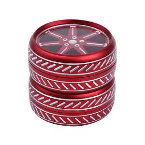 Logo personnalisé Nouveau modèle de broyeur d'herbes sèches en alliage d'aluminium 4 parties pour accessoires pour fumeurs Broyeur de tabac - Product Image 5