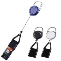 Vente en gros de briquet avec logo personnalisé Porte-clés à boucle extensible avec clips arrière de laisse Style électronique pour l'usage de la cigarette
