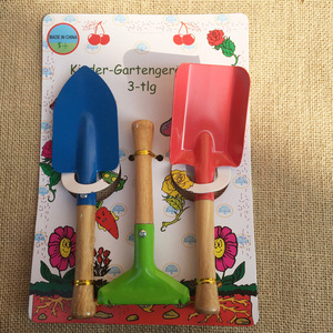 Kit di Attrezzi da Giardinaggio OEM K252, 3 Pezzi, Mini Pale e Rastrelli Giocattolo per Bambini, Set per Trapianto e Piantumazione - Product Image 3