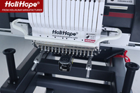 Machine à broder Holihope à tête unique et 15 aiguilles, haute vitesse, modèle distributeur, expédition directe de Foshan