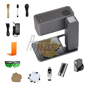 Portable Laser <b>Engraving</b> <b>Machine</b> for Metal Mini Automated Loading AI BMP DXF 1-Year Warranty Air Cooling EZCAD Control - Product Image 6