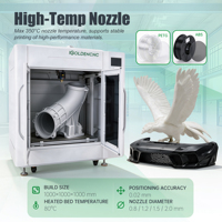 Imprimante 3D FDM professionnelle haute température 1m, machine d'impression 3D grand format pour pièces d'ingénierie