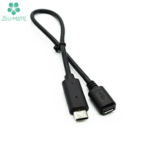 Câble de données USB-C vers Micro personnalisé de 6 pouces, compatible avec les appareils Micro USB, pour la charge et la synchronisation des données, câble Micro USB personnalisable
