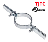 Norme UL Système de gicleurs de lutte contre l'incendie galvanisé à usage intensif Acier au carbone Chape Cintres pour tuyaux Techniques de moulage zingué
