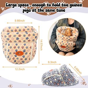 Rifugio Premium di porcellini d'India lavabile Bunny biancheria da letto portatile per trasportino per animali domestici nido caldo forniture per piccoli animali - Product Image 4