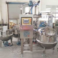 Ligne de production de sucettes de bonbons durs machine de fabrication de bonbons de formage de matrices type de lot machine de cuisson sous vide de bonbons