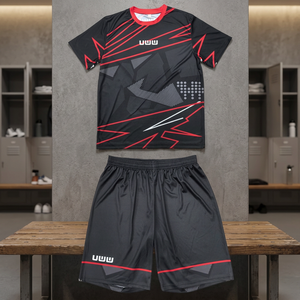 Ensembles de maillots de football pour hommes de qualité supérieure, service OEM, vente en gros, légers, durables, 100 % polyester, écologiques, manches courtes - Product Image 3