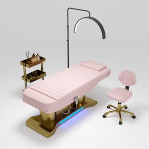 HOCHEY Table <span class=keywords><strong>de</strong></span> massage <span class=keywords><strong>de</strong></span> luxe pour salon spa Fauteuil <span class=keywords><strong>de</strong></span> traitement <span class=keywords><strong>de</strong></span> clinique 4 moteurs Lit esthétique électrique pour <span class=keywords><strong>institut</strong></span> <span class=keywords><strong>de</strong></span> <span class=keywords><strong>beauté</strong></span> cosmétique - Product Image 3