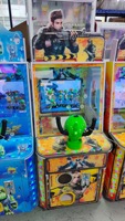Machine d'amusement d'arcade de loterie mondiale de dinosaure de tir de boule unique de jeu à jetons pour le projet de loi FEC accepté