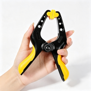 <span class=keywords><strong>Pince</strong></span> à ressort à <span class=keywords><strong>grande</strong></span> <span class=keywords><strong>ouverture</strong></span> en forme de A, pinces à serrage rapide en plastique résistant à l'usure pour le travail du bois, la construction de maquettes et la réparation à domicile - Product Image 5