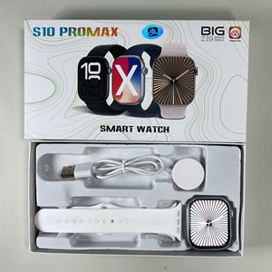 Reloj Inteligente S10 Pro Max, Edición 10.° Aniversario, Pantalla TFT Cuadrada, Contesta Llamadas, Caja de Aleación, Correa de Silicona, Resistente al Agua IP67 - Product Image 4