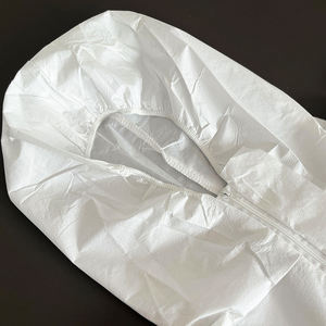 Atacado de Alta Qualidade <span class=keywords><strong>Tyvek</strong></span> 500 Xpert Coverall Descartável Dupont Microporosa Tipo 6 Macacão Descartável Protegendo Roupas - Product Image 4