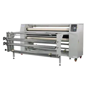 1.8m heavy duty rouleau à rouleau presse de la chaleur machine de sublimation rouleau chauffe-chauffage machine avec plate-forme