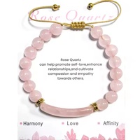 Bracelet d'agate de cristal rose pour femmes exquis haut de gamme gravé Technique lumière luxe meilleur ami cadeau en gros transfrontalier