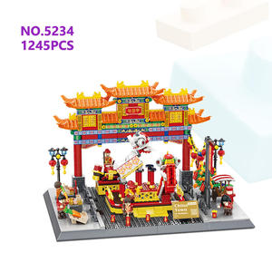 Wange 5234 Chinatown Washington D.C. Amérique Attraction de construction à assembler pour enfants unisexe, ensemble de blocs de construction en plastique, jouet - Product Image 1